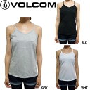 【VOLCOM】ボルコム VLCM BASIC CAMI レディース キャミソール ノースリーブ シンプル ワンポイント S・M 3カラー【正規品】