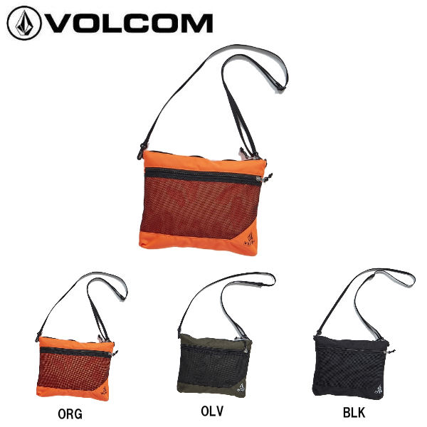 【VOLCOM】ボルコム 2019夏 サマー VLCM Fes Sacoche メンズ レディース サコッシュ ショルダーバック バッグ W28 H23 D2.5cm 1.6L 3カラー【正規品】