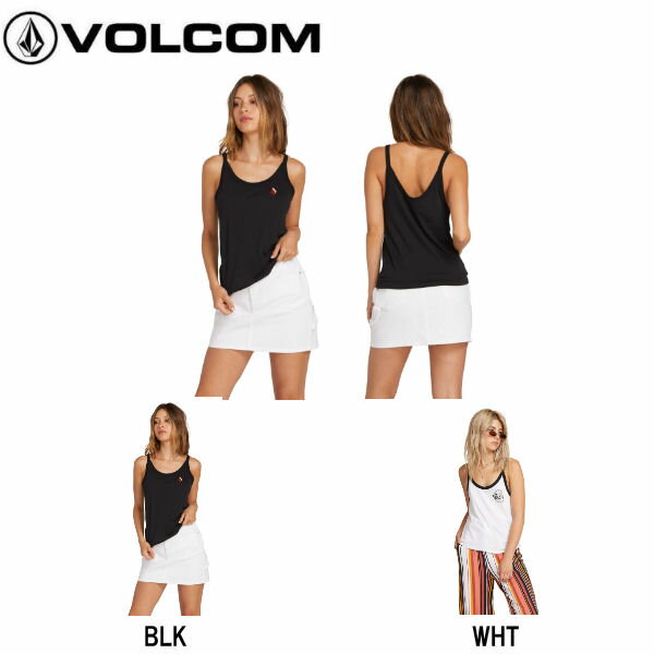 【VOLCOM】ボルコム 2019春夏 VOL ISLE TANK レディース キャミソール ノースリーブ トップス XS・S・M 2カラー【正規品】