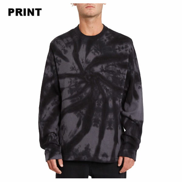 【VOLCOM】ボルコム 2021秋冬 WEIRDEXP SWEATER メンズ トレーナー スウェット スノーボード スケートボード アウトドア S/M/L/XL PRT-PRINT 【正規品】【あす楽対応】