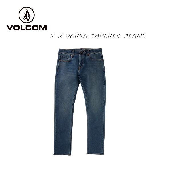 メンズファッション, ズボン・パンツ VOLCOM 2021 2 X VORTA TAPERED JEANS 28303234 ONECOLOR 