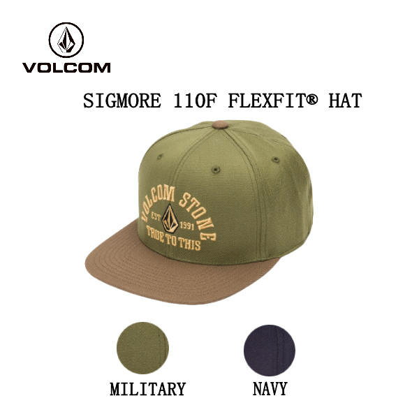 【VOLCOM】ボルコム 2021秋冬 SIGMORE 110F FLEXFIT? HAT メンズ キャップ 帽子 スノーボード スケートボード サーフィン ONESIZE 2カラー【あす楽対応】