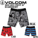 【VOLCOM】ボルコム 2021春夏 MOD LIDO PLUS 20 BOARDSHORT メンズ水着 トランクス パンツ サーフィン スケートボード 28/30/32/34/36 3カラー【あす楽対応】