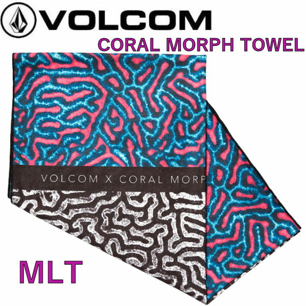 VOLCOMۥܥ륳 2021ղ CORAL MORPH TOWEL ץȥӡ oralMorphologic ˥å  MLT 152 x 76 cmʡۡڤб