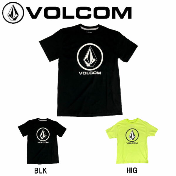 【VOLCOM】ボルコム 2020春夏 CRISP STONE S/S TEE Youth ボーイズ 半袖 Tシャツ ティーシャツ スケートボード サーフィン S/M/L 2カラー【あす楽対応】【正規品】