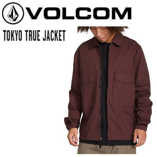 【VOLCOM】ボルコム 2022秋冬 TOKYO TRUE JACKET メンズ ジャケット ジップ ストレッチ スケートボード ストリート S/M/L/XL【正規品】 【VOLCOM】ボルコム 2022秋冬 TOKYO TRUE JACKET メンズ ジャケット ジップ ストレッチ スケートボード ストリート S/M/L/XL【正規品】