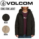 【VOLCOM】ボルコム 2022秋冬 STOKE STONE JACKET メンズ ジャケット ヘビーウェイト ジップ フード ストリート アウトドア S/M/L/XL 2カラー【正規品】【あす楽対応】