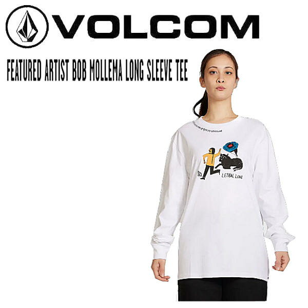 【VOLCOM】ボルコム 2022秋冬 FEATURED ARTIST BOB MOLLEMA LONG SLEEVE TEE メンズ レディース ロングスリーブ Tシャツ ストリート ア..