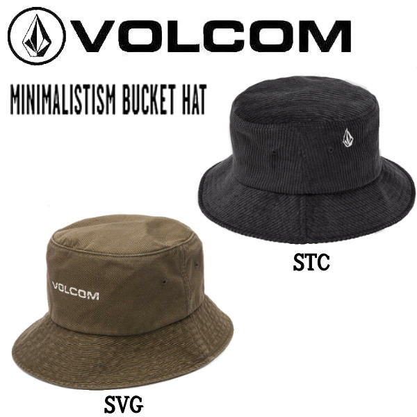 【VOLCOM】ボルコム 2022秋冬 MINIMALISTISM BUCKET HAT メンズ レディース バケットハット 帽子 ストリート アウトドア 小物 アクセサリー S/M L/XL 2カラー【正規品】【あす楽対応】