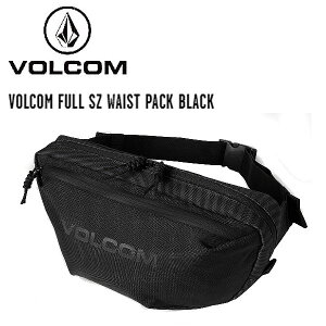 【VOLCOM】ボルコム 2022春夏 VOLCOM FULL SZ WAIST PACK ウエストパック バッグ ポーチスケートボード スノーボード 小物 アクセサリー ONE SIZE ブラック【正規品】【あす楽対応】