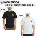 yVOLCOMz{R 2022t SKATE VITALS PROVOSTER SHORT SLEEVE TEE BLACK/CLOUD Y TVc AEghA T[tB XP[g{[h S/M/L/XL yKizyyΉz