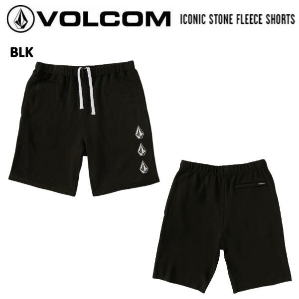 【VOLCOM】ボルコム 2022春夏 ICONIC STONE FLEECE SHORTS メンズ アウトドア ショーツ サーフィン スケートボード S/M/L/XL【正規品】【あす楽】