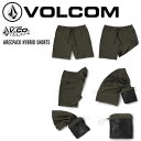 【VOLCOM】ボルコム 2022春夏 WRECPACK HYBRID SHORTS メンズ ハイブリッドショーツ サーフトランクス アウトドア サーフィン プール S/M/L/XL BLK【正規品】