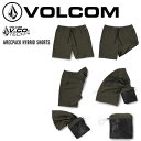 【VOLCOM】ボルコム 2022春夏 WRECPACK HYBRID SHORTS メンズ ハイブリッドショーツ サーフトランクス アウトドア サーフィン プール S/M/L/XL BLK【正規品】【あす楽対応】