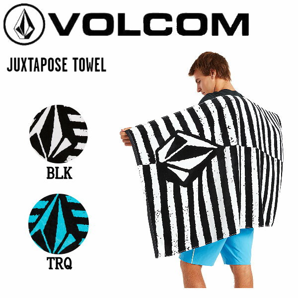 【VOLCOM】ボルコム 2022春夏 JUXTAPOSE TOWEL タオル バスタオル ビーチタオル サーフィン プール 小物 アクセサリー ONE SIZE 2カラー【正規品】【あす楽対応】