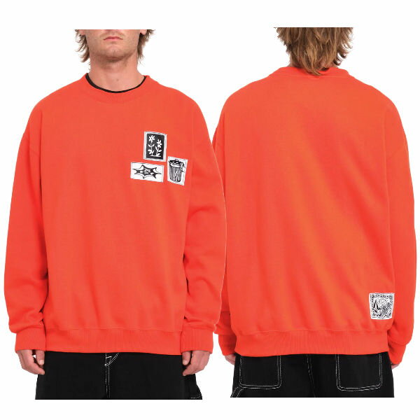 【VOLCOM】ボルコム Skate Vitals Remy Stratton Crew Sweatshirt メンズ スウェットシャツ トップス トレーナー ストリート スケートボード スケボー M/L/XL 【正規品】