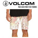 【VOLCOM】ボルコム 2023春夏 MAD WASH MOD-TECH TRUNKS メンズ サーフトランクス ストレッチ 水着 サーフィン アウトドア 28/30/32【正規品】【あす楽対応】