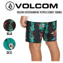 ボルコム 2023春夏 VOLCOM ENTERTAINMENT PEPPER STONEY TRUNKS メンズ サーフトランクス ストレッチ 水着 サーフィン アウトドア S/M/L/XL 2カラー