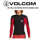 ボルコム 2023春夏 SURF VITALS JACK ROBINSON 2MM UPF50 RASHGUARD JACKET メンズ ラッシュガード タッパー 水着 サーフィン アウトドア S/M/L/XL