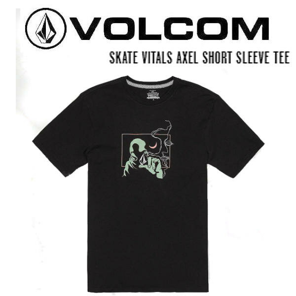 VOLCOMۥܥ륳 2023ղ SKATE VITALS AXEL SHORT SLEEVE TEE  T Ⱦµ ȥܡ ȥ꡼ ȥɥ M/L/XLʡۡڤб