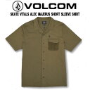 【VOLCOM】ボルコム 2023春夏 SKATE VITALS ALEC MAJERUS SHORT SLEEVE SHIRT メンズ シャツ 半袖 スケートボード ストリート アウトド..