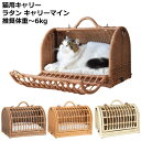シンシアジャパン ラタン キャリーマイン (SC-61) 猫用品 キャリーベッド ハウス その1