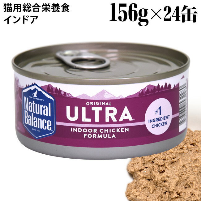 ナチュラルバランス インドアキャット キャット缶 156g×24缶【特箱】