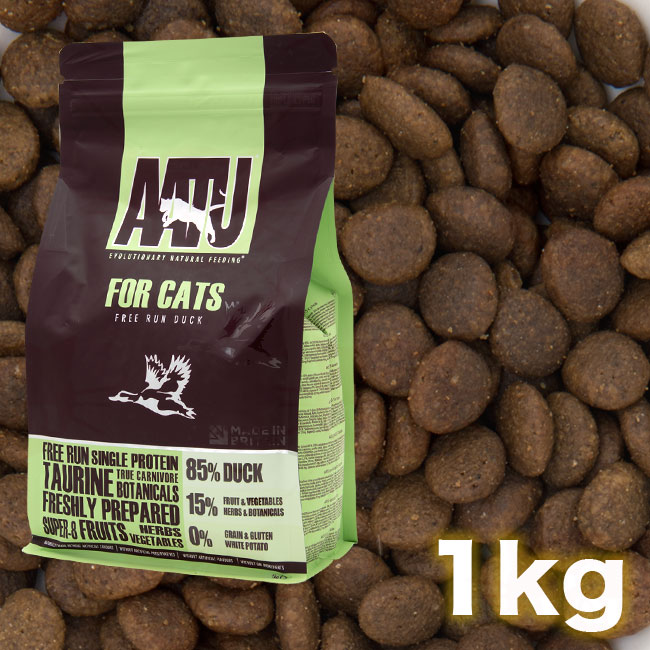 AATU アートゥー キャットフード ダック グレインフリー 1kg (12203)