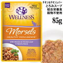 ウェルネス ヘルシーインダルジェンス 香るとろみスープ仕立て チキン＆チキンレバー 85gパウチ (99952) Wellness ウェットフード 成猫用 総合栄養食 穀物不使用 グレインフリー