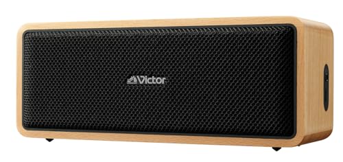 【あす楽 送料無料】JVCケンウッド Victor SP-WS02BT Bluetoothスピーカー 小型 最大12時間再生 ステレオペアリング ウッドデザイン