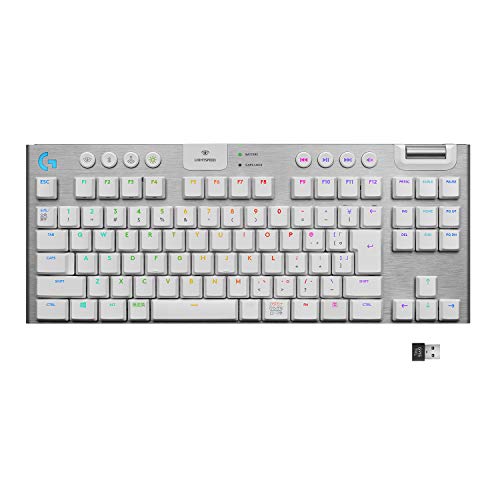 【あす楽　送料無料】Logicool G ロジクール G ゲーミングキーボード テンキーレス ワイヤレス G913 TKL ホワイト G913-TKL-TCWH