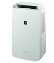 【あす楽 送料無料】シャープ 冷風 衣類乾燥 除湿機 CM-P100-W プラズマクラスター 7000 10L/日 11畳 スタンダード パーソナル冷風タイプ 可変スイングルーバー キャスター付 SHARP