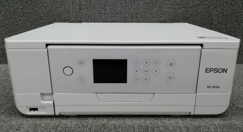 商品情報商品説明エプソン プリンター A4インクジェット複合機 カラリオ EP-815A・6色染料、コンパクトサイズ、スマホからカンタン・キレイにプリント・機能:プリント、コピー、スキャン・用紙サイズ：カード・名刺～A4・スマホからの印刷もカンタン！ブランド: エプソンメーカー: エプソン型番: EP-815AJAN: 4988617467156【商品説明】この度は当商品をご覧いただき、誠にありがとうございます。商品状態について中古品としては使用感が少なく、全体的にきれいな状態です。初期不良について当店では、商品到着後1週間以内にご連絡をいただいた初期不良につきましては、返品・交換・修理にて対応させていただいております。万が一不具合がございました場合は、お早めにご連絡ください。商品の色味についてお使いのモニター設定やお部屋の照明環境等により、実際の商品と色味が異なって見える場合がございます。あらかじめご了承くださいますようお願いいたします。在庫について当商品は他モールとの併売商品となっております。そのため、ご注文のタイミングによっては在庫切れとなる場合がございます。その際は、速やかにご連絡させていただきますので、あらかじめご了承ください。発送についてご注文確認後、順次発送の手配を行っております。お届けまでの目安は、3-10日程度となります。ご注文からお届けまでの流れ1．ご注文　ご注文は24時間受け付けております。2．ご注文確認　ご注文後、当店よりご注文確認メールをお送りいたします。3．発送準備期間　お届けまで3-10営業日程度を目安にお考えください。　※海外在庫品の場合は、3週間程度お時間をいただく場合がございます。4．ご入金確認　前払い決済をご選択の場合は、ご入金確認後に発送手配を行います。7．出荷　配送準備が整い次第、商品を出荷いたします。　発送後は、出荷完了メールにてご案内いたします。ご注意事項・お客様都合によるご注文後のキャンセル・返品はお受けしておりません。・誠に恐れ入りますが、電話での対応は行っておりません。　ご質問やお問い合わせは、メッセージまたはメールにてお願いいたします。ご不明な点がございましたら、お気軽にお問い合わせください。最後までお読みいただき、誠にありがとうございます。【中古・非常に良い】エプソン プリンター A4インクジェット複合機 カラリオ EP-815A 送料無料 5