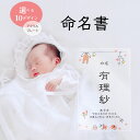 【新商品発売】 命名書 選べるデザイン アクリルプレート 名前札 日本製 お七夜 記念日 成長 名入れ 名前入り 赤ちゃん 女の子 男の子 生年月日 命名式 身...