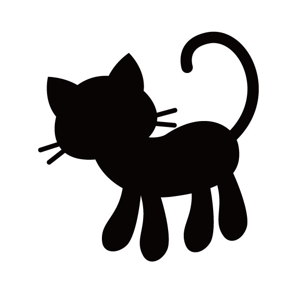 樂天商城 - 【ステッカー】 猫 ネコD 歩いているねこ 選べるサイズ・カラー 車のドレスアップに 飾り付けに/ステッカー/おしゃれステッカー/かわいい/アクリルプレート/パーテーション/車/ガラス/窓/装飾/デコ [メール便送料無料]