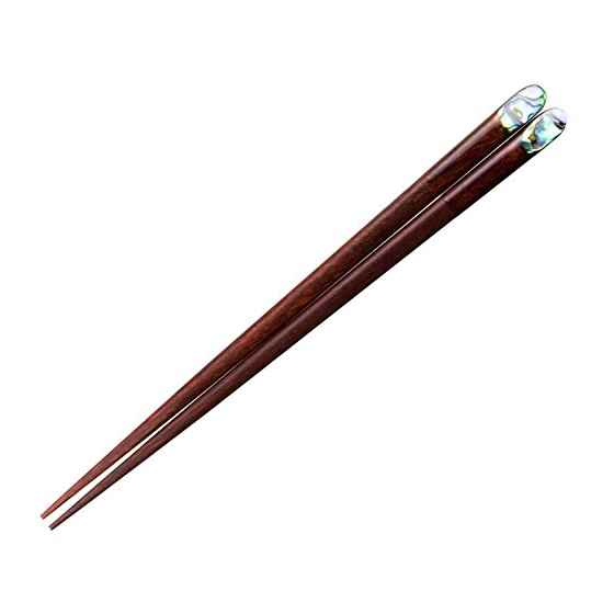 【メール便送料無料】夢見月 女性用21cm 赤 一双 箸 あわび貝/螺鈿/伝統技法/夫婦/お箸/名入れ対応/結婚祝い/金婚式/内祝い/母の日 M39M