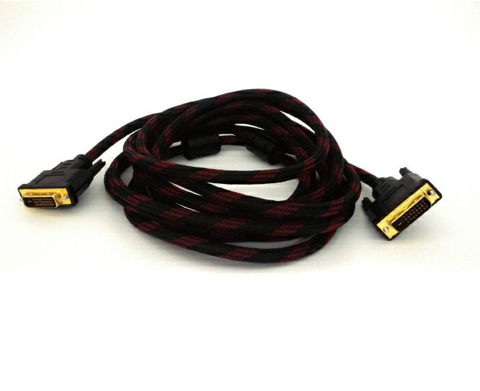 �ں߸˸¤��DVI�����֥� 5m DVI-D �ǥ奢���� 24+1pin �ѥ����� ��˥��� �ǥ����ץ쥤 ��³�� �ե��饤�ȥ����� ���󥰥����֥� PC ���� �������