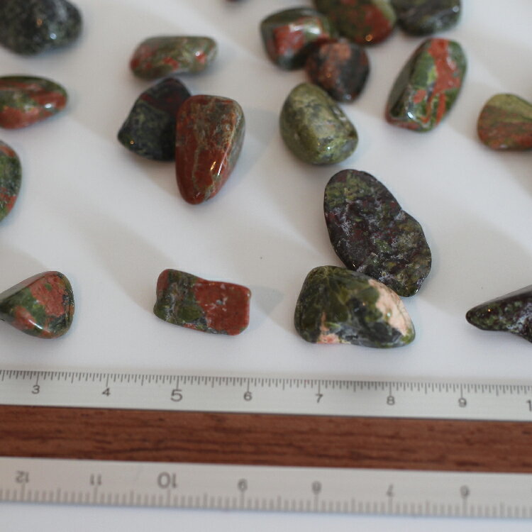 鉱石 ユナカイト 250g さざれ 天然石・パワーストーン