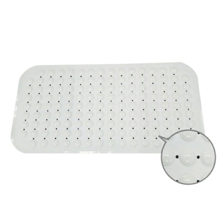 バーゲン 吸盤 バスマット オフホワイト 36x71 M39M