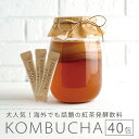 KOMBUCHA コンブチャ 粉末200g(5g×40包) 常温便・クール冷蔵便・冷凍便可　紅茶キノコ　紅茶きのこ ※箱つぶれワケアリ品※