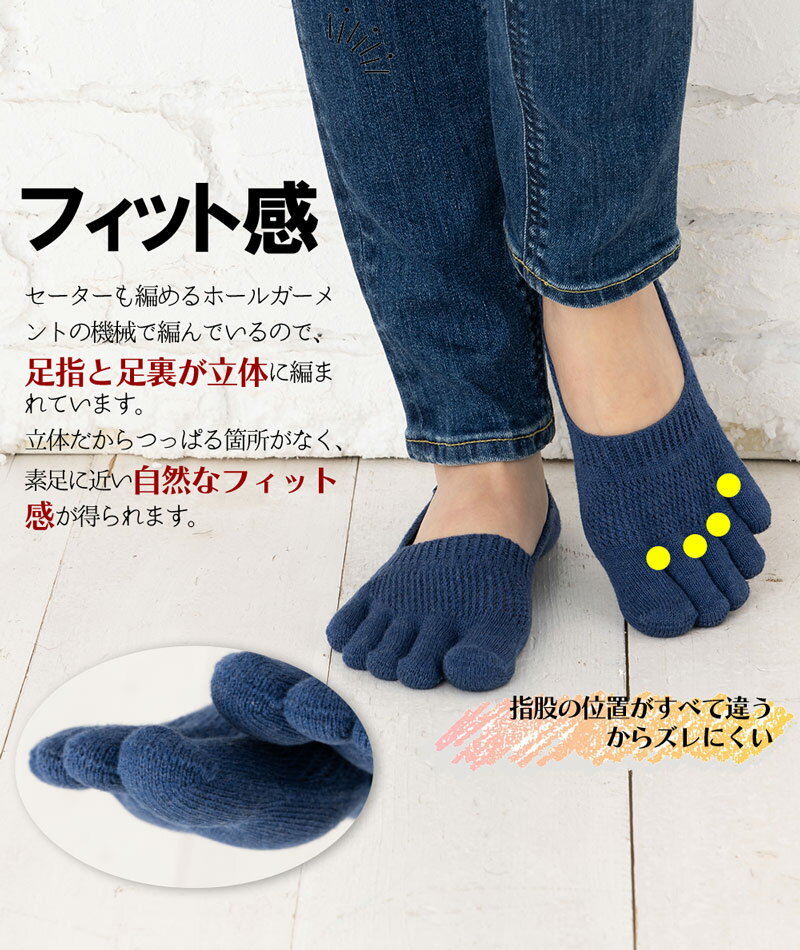 3次元 フットカバー 5本指ソックス L(26...の紹介画像2