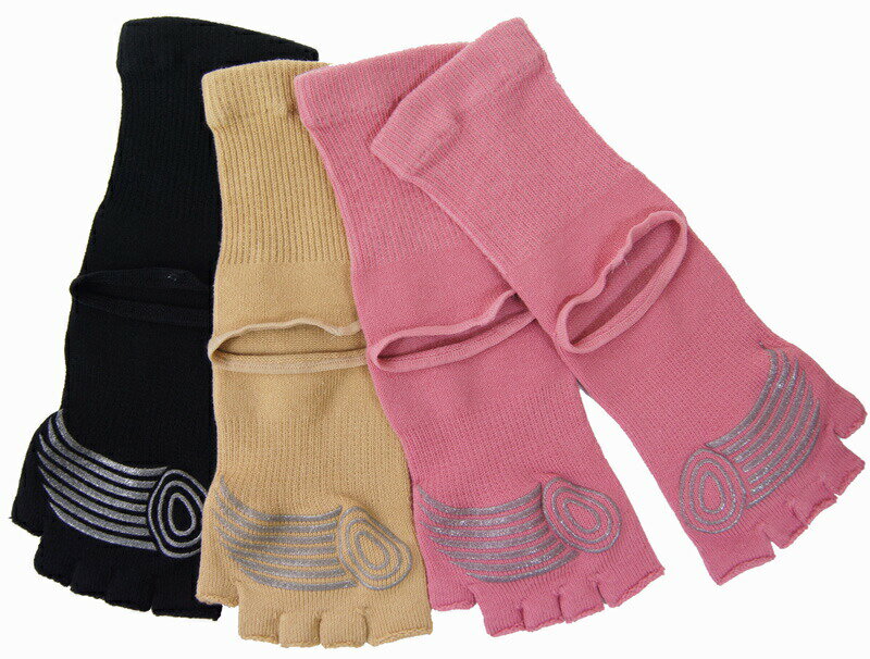 【3230YOGA】ヨガカカトホール5本指ソックス(スベリ止め付)　S（23-25cm)ピラティス 五本指 靴下 レディース 日本製格安セール情報　楽天　通販