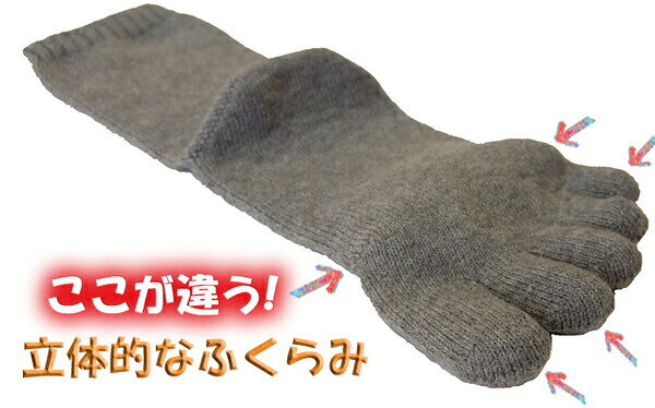【スーパーセール半額50%OFF】5本指ソック...の紹介画像2