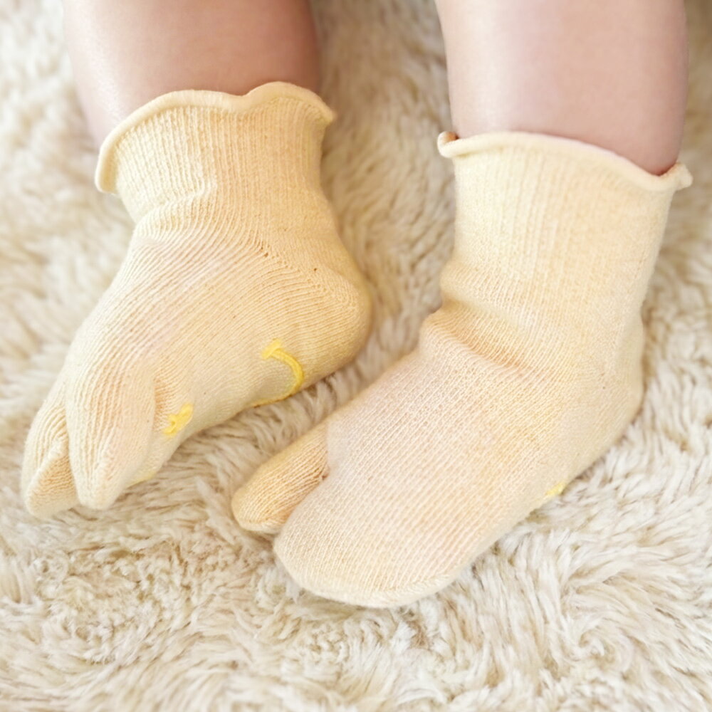 ボタニカルダイ ベビー キッズ KIDS 足袋 たびソックス 足袋靴下 13-15cm タビソッ...