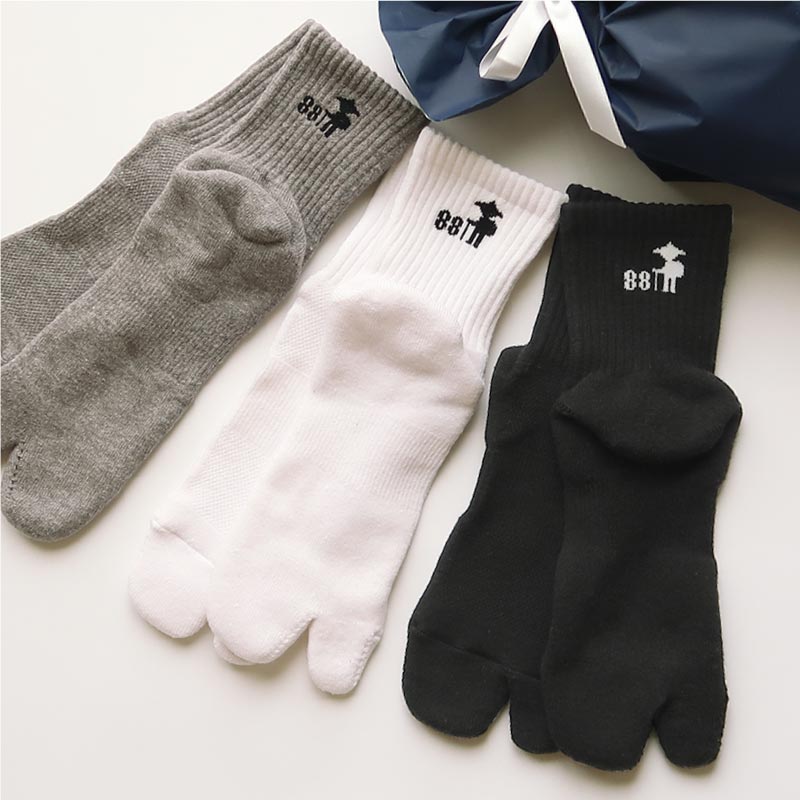 靴下メンズ レディース 足袋ソックス【歩きへんろたび厚地3足ギフト・日本製】男性用・女性用2本指靴下...