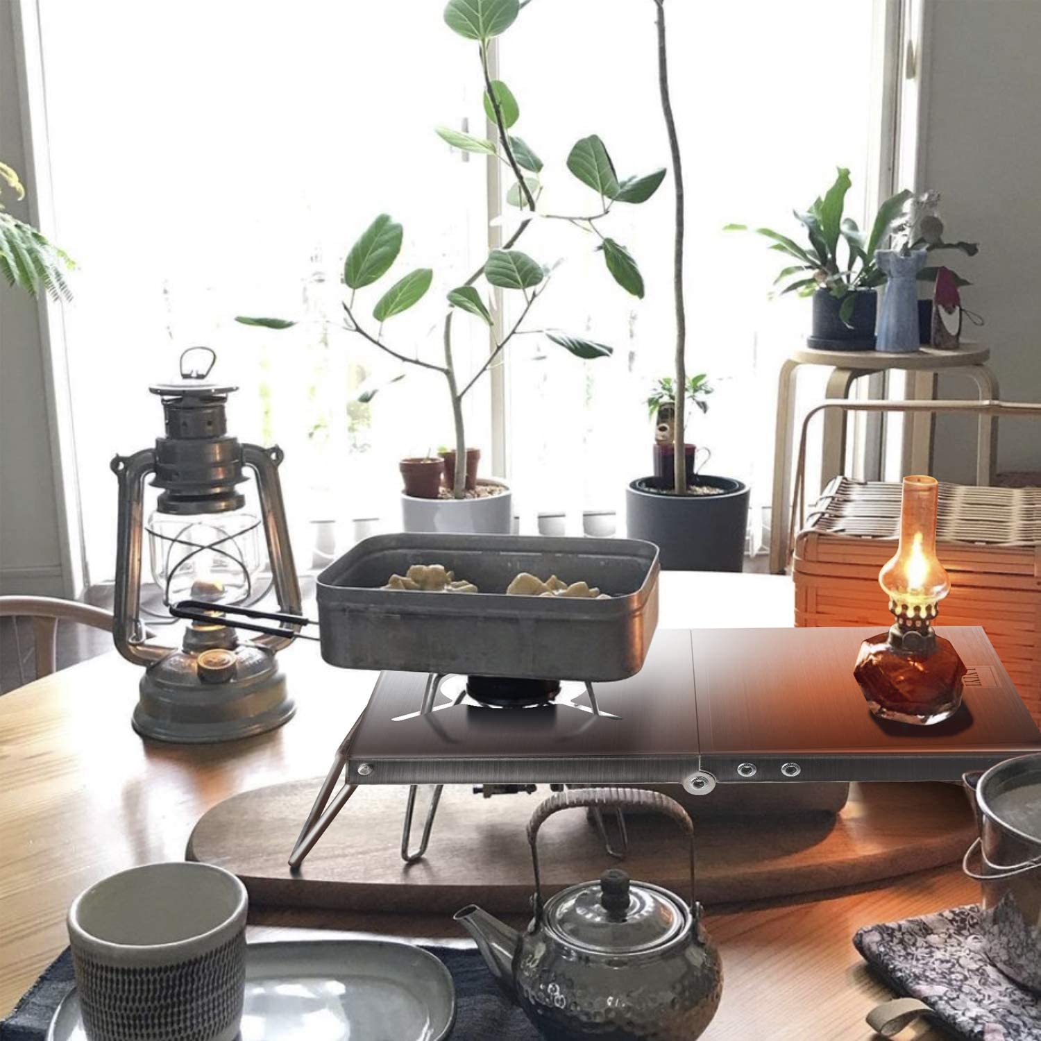 遮熱テーブル 遮熱板 シングルバーナー用 テーブル 軽量 折り畳み ステンレス製 キャンプ用品 ソト SOTO ST-310 イワタニ トランギア 4種類バーナー対応 収納袋付き通販格安セール情報 楽天 通販