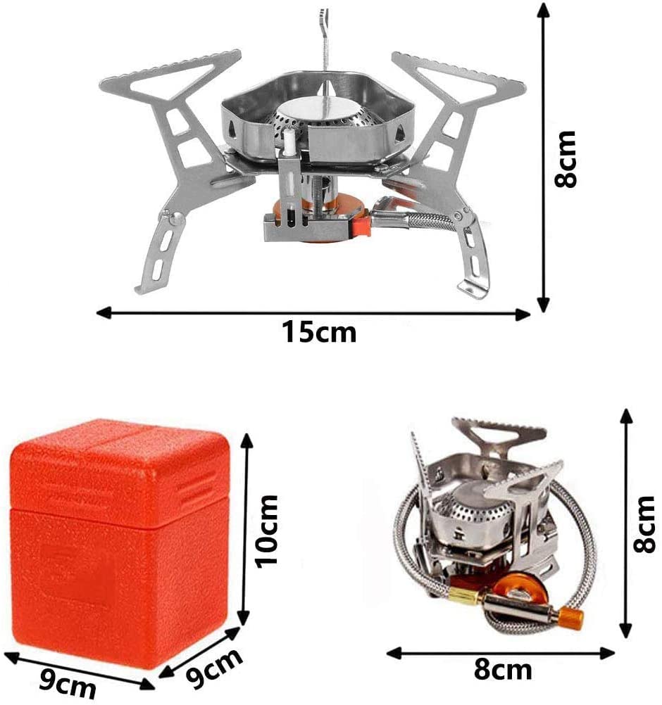 シングルバーナー バーベキューコンロ ストーブ ソロキャンプ コンパクト 折りたたみ式 CB缶/OD缶対応 自由に火力調節 登山用 圧電点火 防風 小型 軽量 ポータブル 変換アダプター付き 収納ケース付き通販格安セール情報 楽天 通販