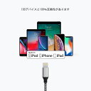 ActionPie iPhone 充電ケーブル【5本セット 1/1/2/2/3m】ライトニングケーブル 超高耐久USB同期＆充電 急速充電ケーブル iPhone/iPad/iPod各種対応 (黒と白)