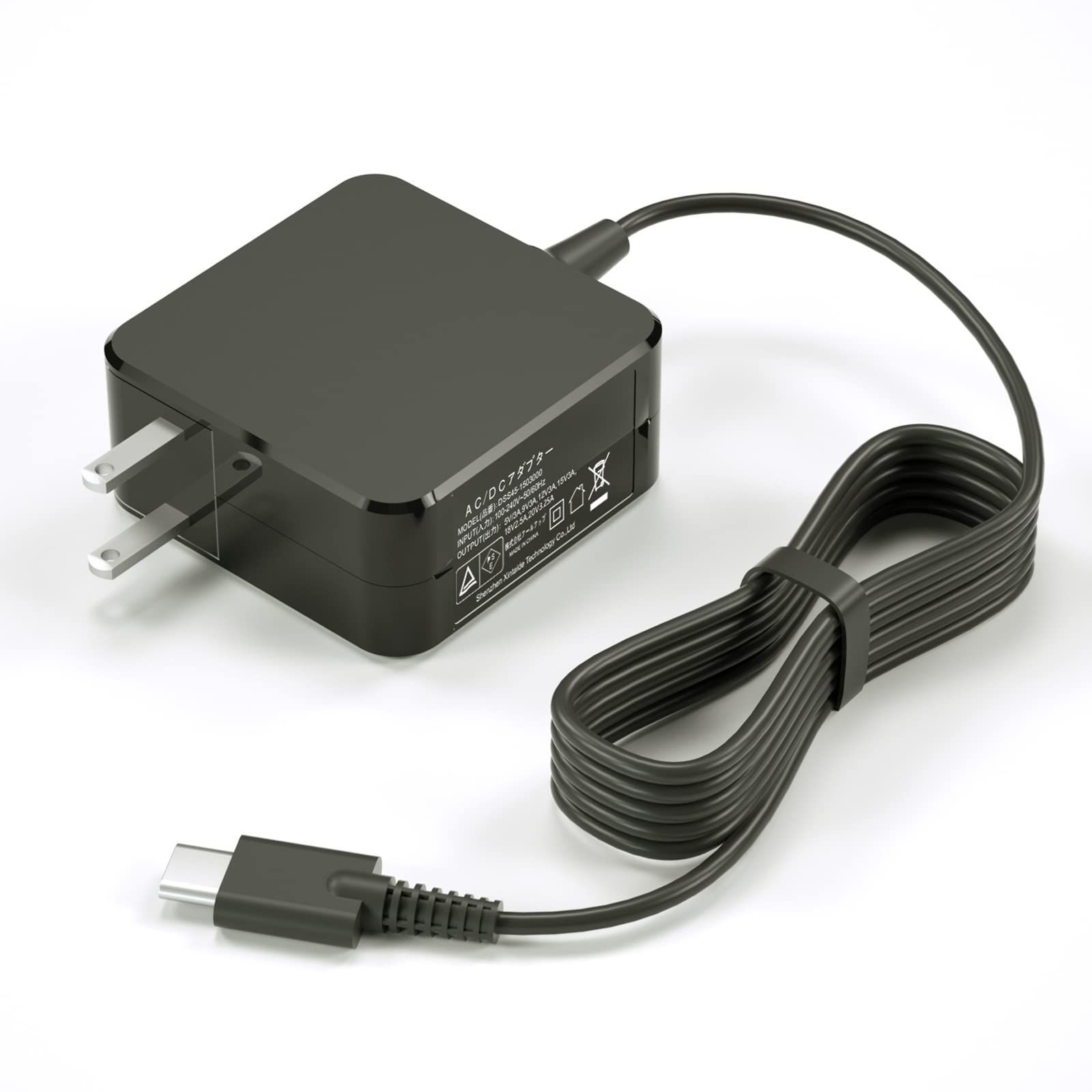 PD65W/45W USB-C充電器Type-c PSE認証 ACアダプタ パソコン用usb-c急速充電 対応レノボLenovo Yoga 720 /730/910/920/C930; ThinkPad T495/T590/E595/L590