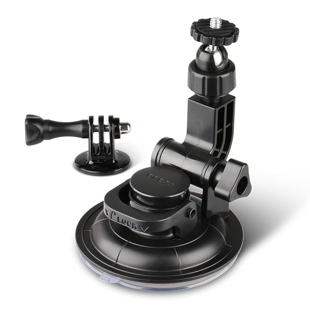 GoPro吸盤マウント 360回転 超強吸力 GoPro全般のカメラ/OSMO Action対応